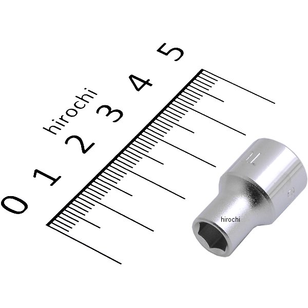 ソケット(6角) 対辺 6mm 長さ 22mm 差込角 6.35mm (1/4インチ)