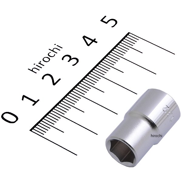 ソケット(6角) 対辺 8mm 長さ 22mm 差込角 6.35mm (1/4インチ)