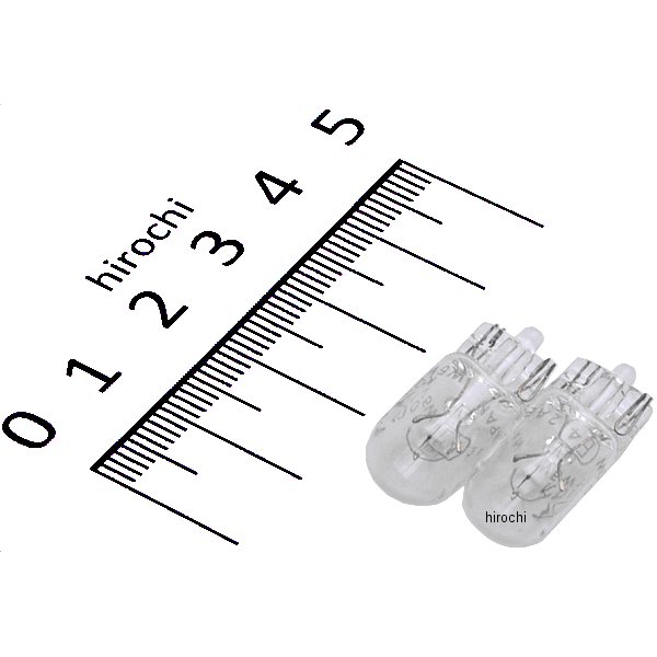 白熱バルブ T10 12V5W ウェッジ 2個入り