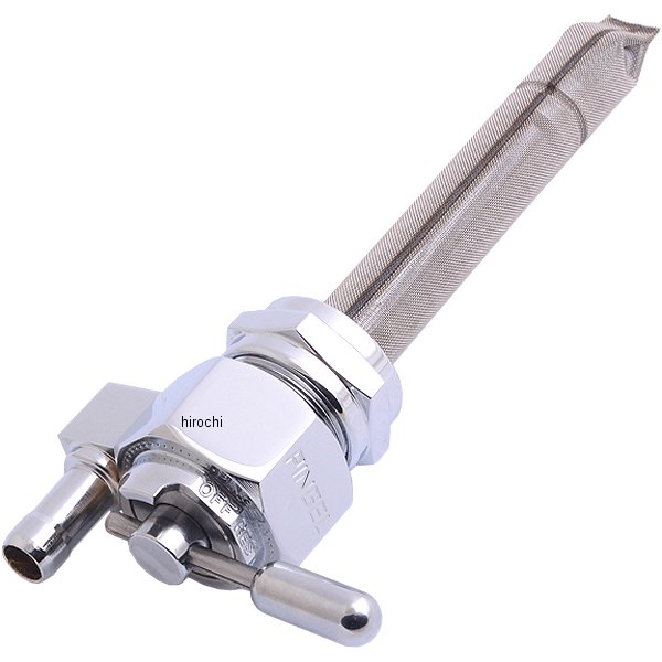 フューエルバルブ ペットコック 180°ダウン22mm六角 スムース