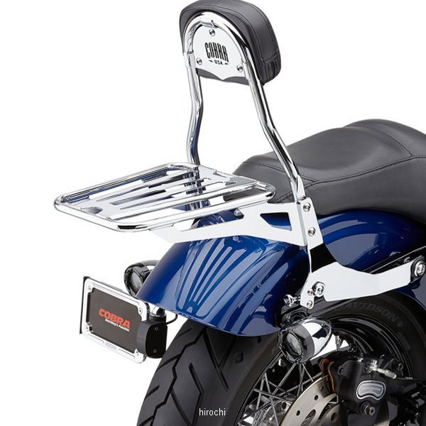 バックレスト デタッチ ラウンド ダイナ クローム