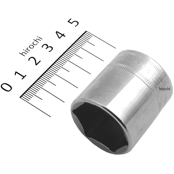 3/8インチ ソケット シャロー 6角 ミリサイズ 25mm