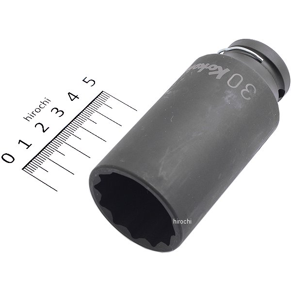1/2インチsq インパクト薄肉12角ディープソケット 30mm