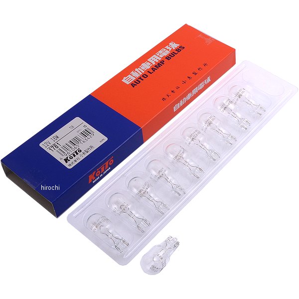 白熱バルブ T16 12V16W ウェッジ 10個入り