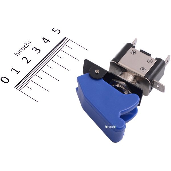 ミサイルスイッチ 汎用 ON/OFFタイプ 青 1個入り