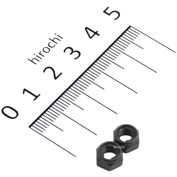 ステンレスロックナット M5 黒 2個入り