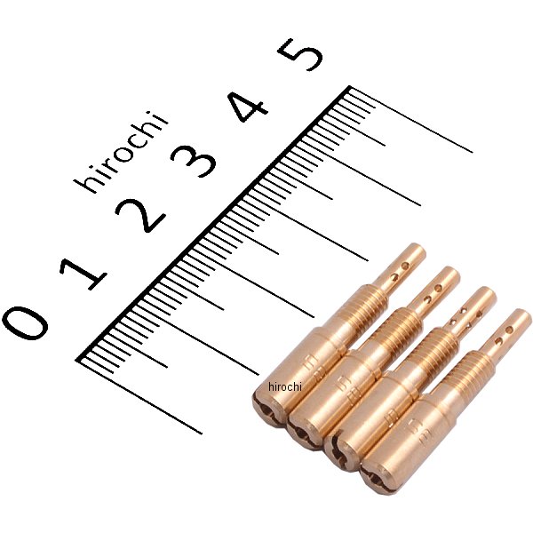 パイロットジェット ミクニ TMX、BSR CVキャブ用 (4個入り) #35