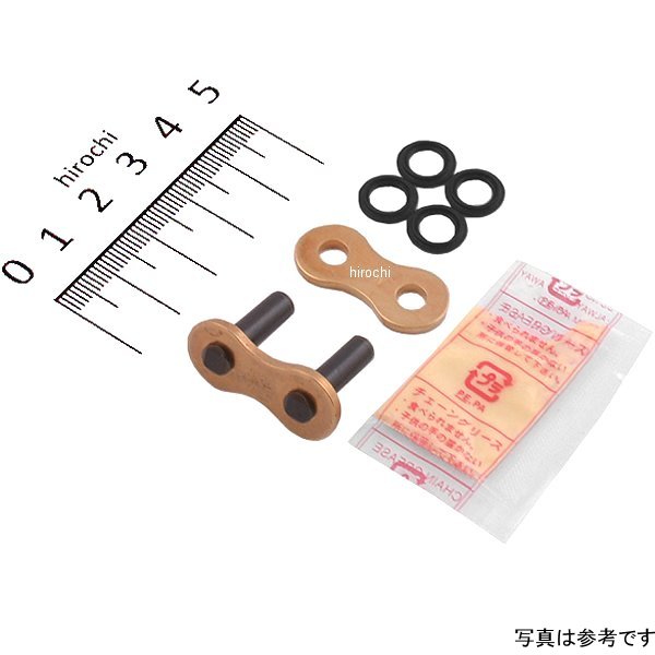 チェーン 520ERS3 レース用 ERシリーズ カシメジョイント ゴールド