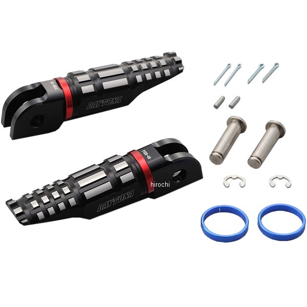 プレミアムゾーン ライダー側ステップ ヤマハ PZR-02 黒/アッシュシルバー