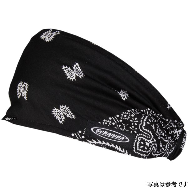 『セール特価』 バンダナ Doo-Z ミニ ペイズリー 黒/白