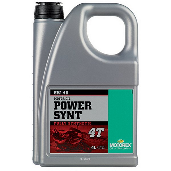 モトレックス MOTOREX POWER SYNT 4T 5W-40 4サイクルオイル 4L