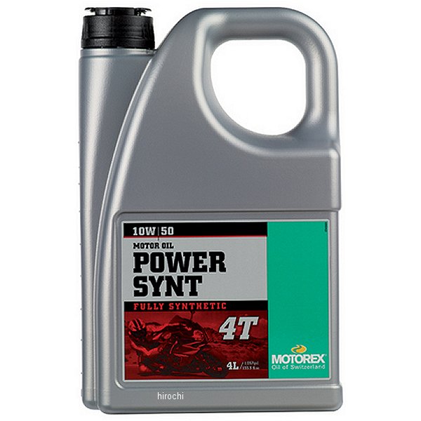 モトレックス MOTOREX POWER SYNT 4T 10W-50 4サイクルオイル 4L