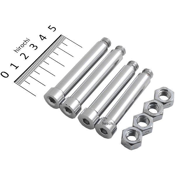 ボルトキット フロント キャリパーマウント 77年-83年 XL/FX クローム/ローレット