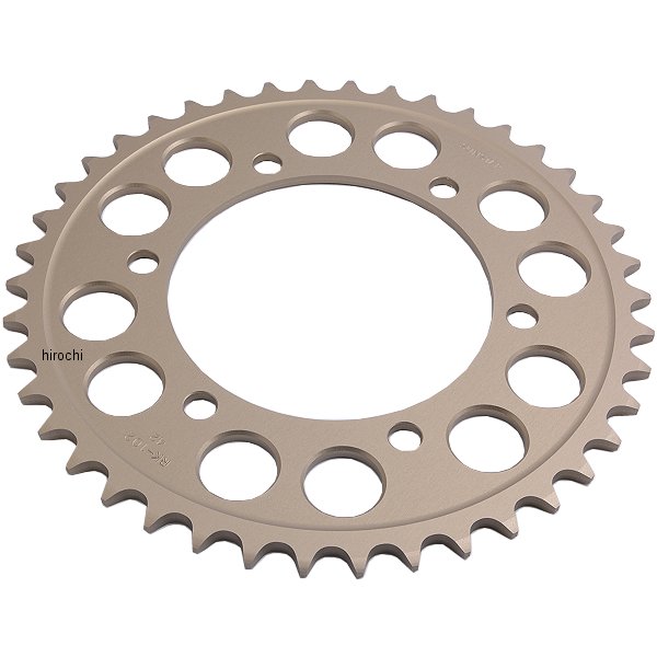 リア スプロケット 520/42T 86年-16年 カワサキ アルミ シャンパンゴールド