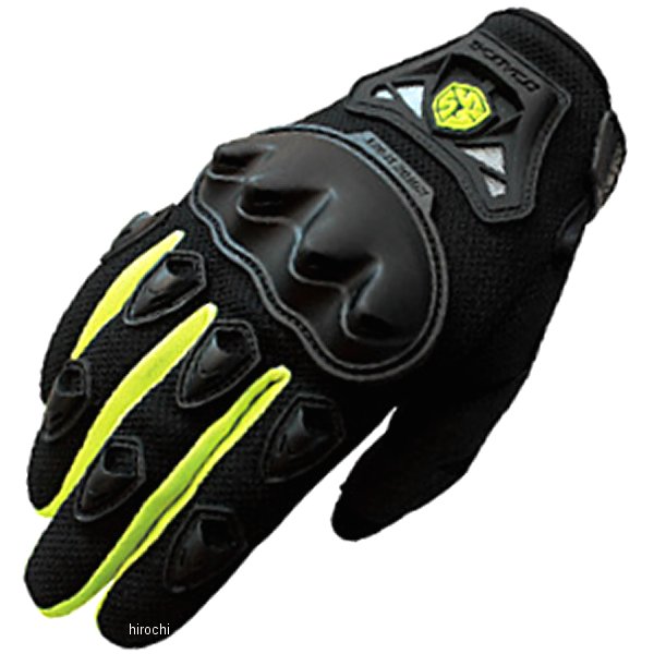 シンプルライディングメッシュグローブ 緑 XLサイズ