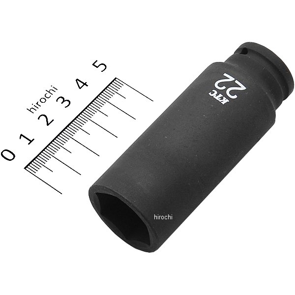 9.5sq インパクトレンチ用ソケット(ディープ薄肉) 22mm