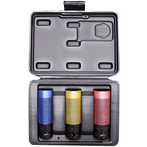 1/2DR ホイルナット用インパクトソケット3本セット