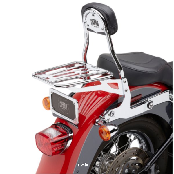 バックレスト デタッチ ラウンド FXST/FLST クローム