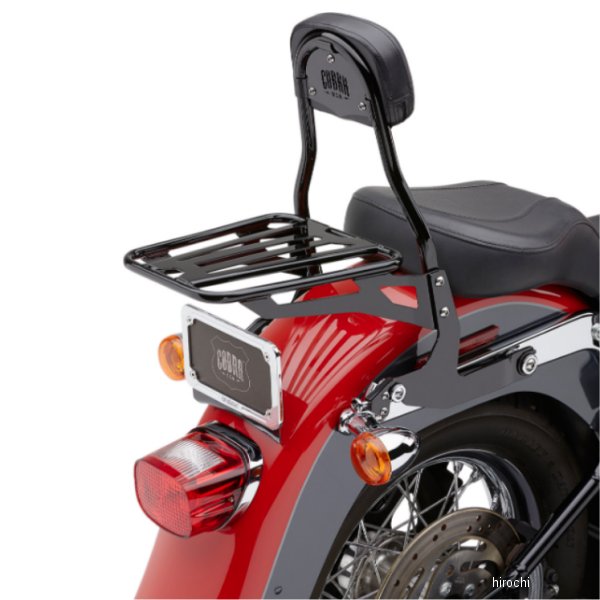 バックレスト デタッチ ラウンド FXST/FLST 黒