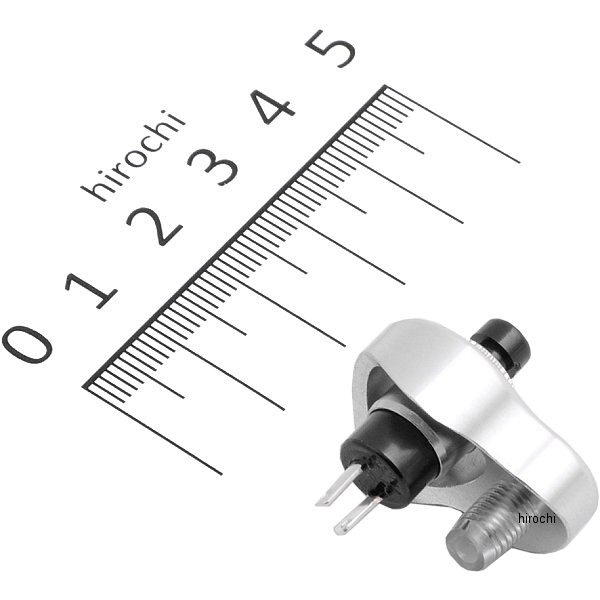 ミニスイッチ 汎用1穴 プッシュスイッチ アルミ