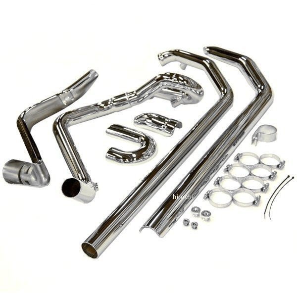 ヘッダーパイプ デュアル クロスオーバー 07年-08年 クローム