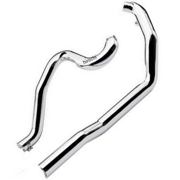 ヘッダーパイプ トゥルー デュアル 07年-08年 FLH クローム