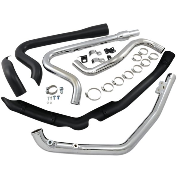 ヘッダーパイプ Powerport 17年以降 True dual/黒シールド付