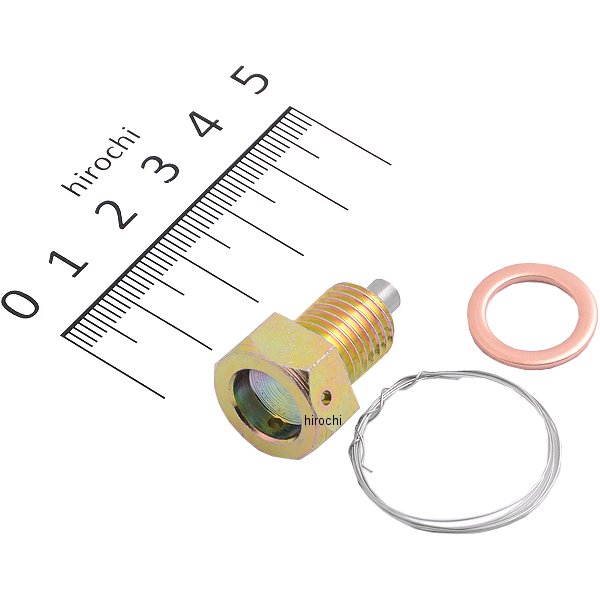 ワイヤーロックドレンボルト M12mm P1.5mm L15mm