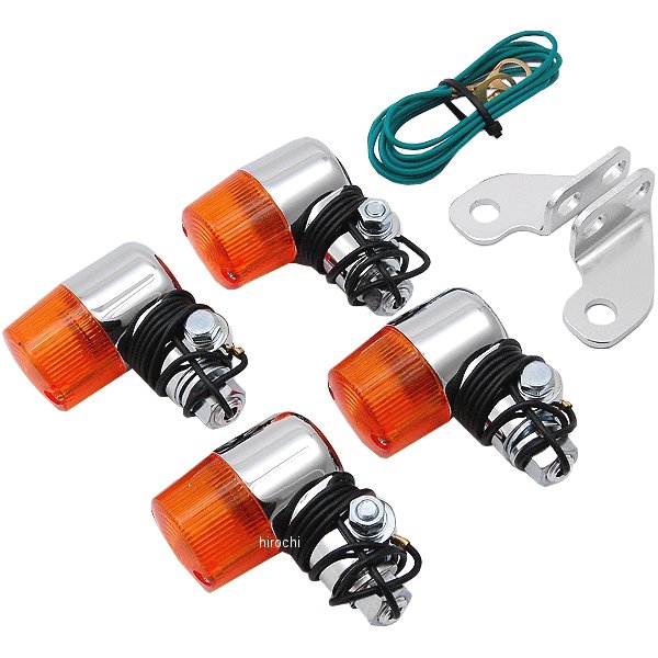 ミニウインカーキット (オレンジレンズ) ・TW225E ・ＴＷ200E 丸型ライト車