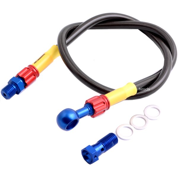 リアブレーキホース 89年-90年 TZR250 青/赤/スモーク