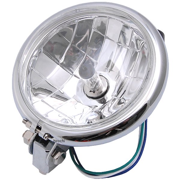 5.5インチ ベーツライト H4バルブ メッキ