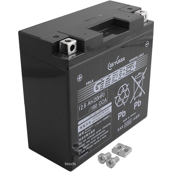 GT14B-4 MFバッテリー 制御弁型 12V (液入充電済)