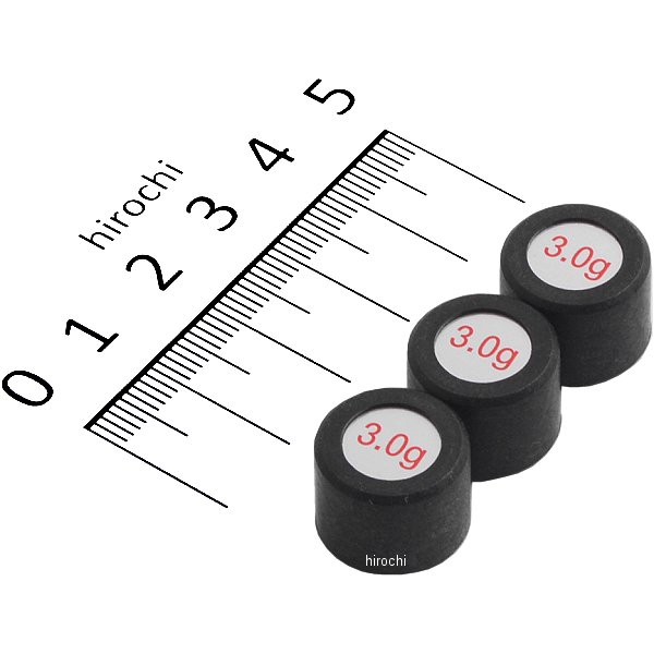 プーリーウエイトローラー アプリオ、スーパージョグZ、スーパージョグZR 3.0g 3個入り