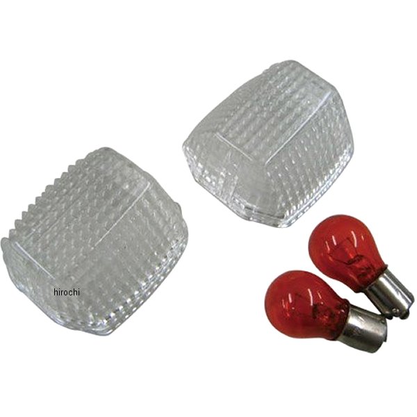 純正タイプ ウィンカーレンズ ZRX400、GPZ900R クリア 1個入り S球