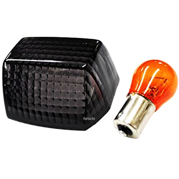 純正タイプ ウィンカーレンズ ZRX400、GPZ900R スモーク 1個入り シングル球