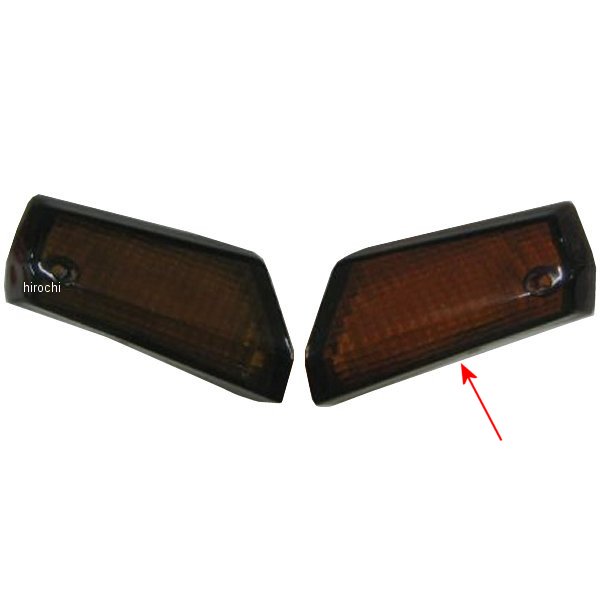 純正タイプ フロントウィンカーレンズ アドレス50 オレンジ 左側