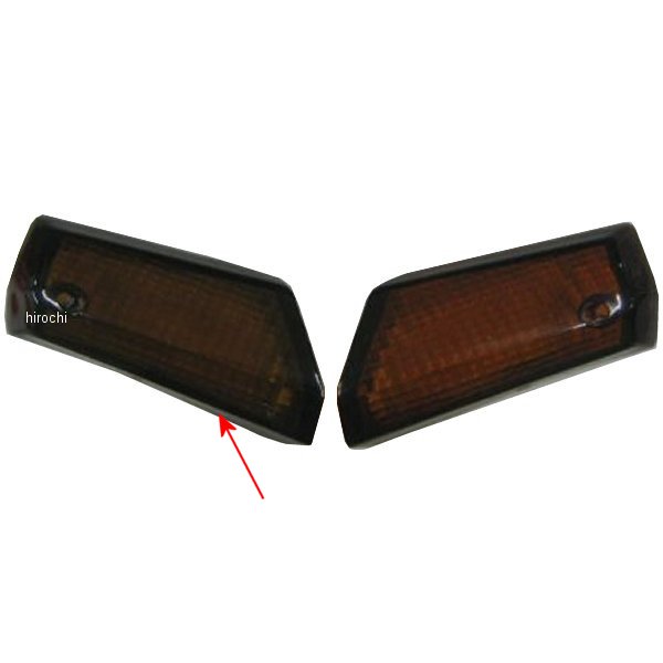 純正タイプ フロントウィンカーレンズ アドレス50 オレンジ 右側