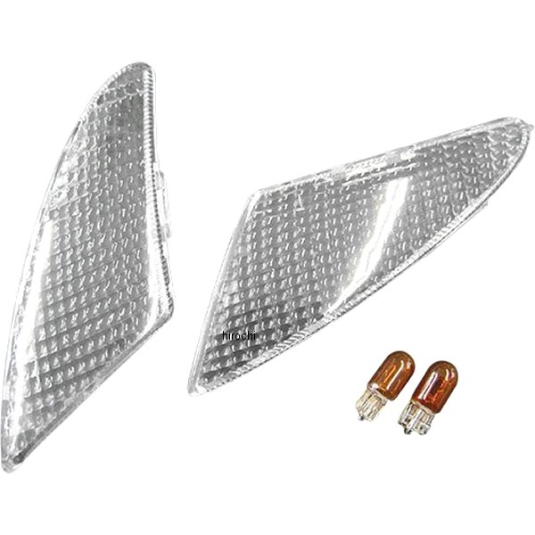 フロントウィンカーレンズ ジョグ 3KJ/3RY/3WF クリア 2個入り