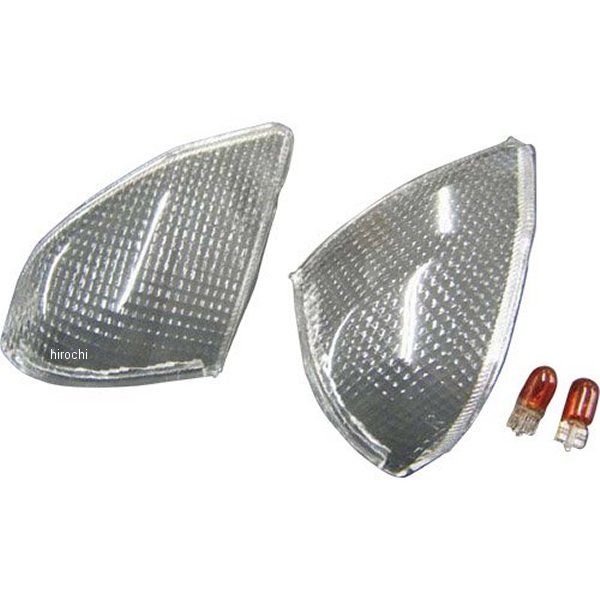 リアウィンカーレンズ ジョグZR 3YJ/3YK クリア 2個入り