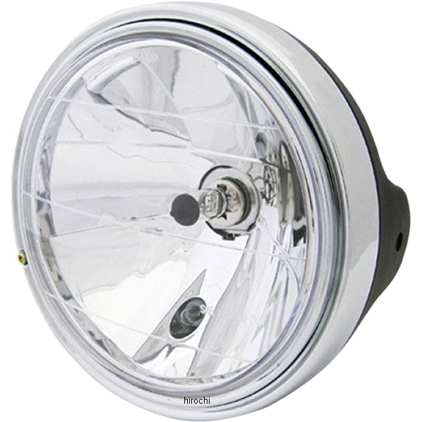 ヘッドライト マルチリフレクターφ180 クリア/黒