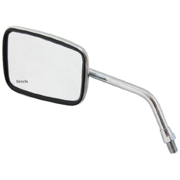 スライドミラー 10ｍｍ正ネジ スクエアタイプ メッキ 1本入り