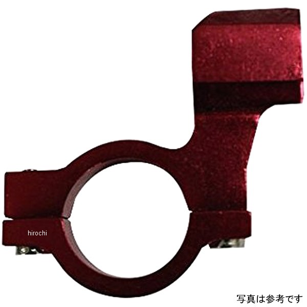 ミラークランプ 正ネジ10mm 赤