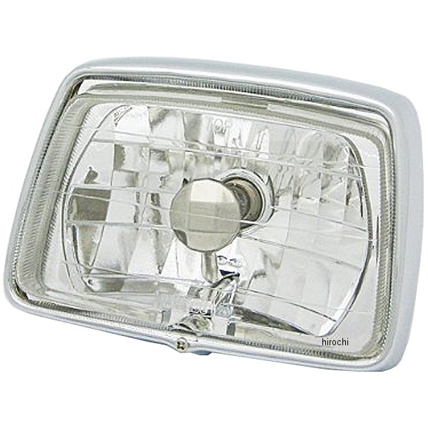 ヘッドライト角型 マルチリフレクター カブ/カスタム クリア