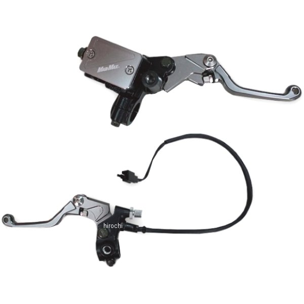 MADMAX レバーセット マスターシリンダー付 1/2インチ 12.7mm ガンメタ