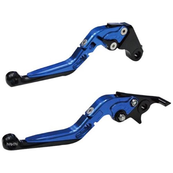 可倒式アジャスタブル レバーセット グロム/MSX125 青