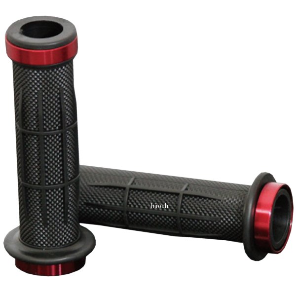 ラバーグリップ 7/8インチ 22.2mm ハンドル用 貫通 赤