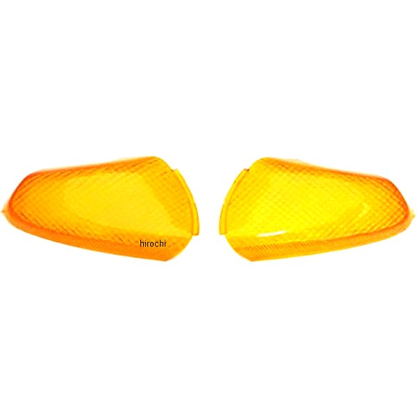 リアウィンカーレンズ レッツ1、レッツ2 オレンジ 2個入り