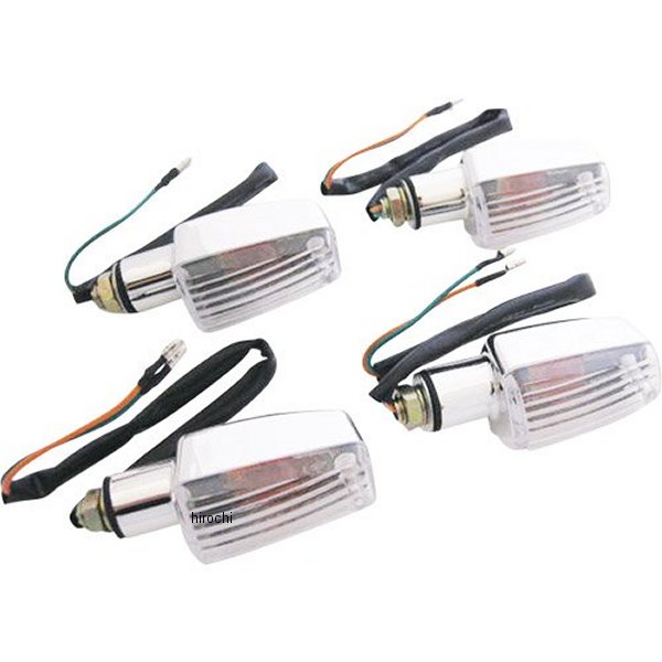 汎用 ミニウィンカー メッキ/クリア 4個入り