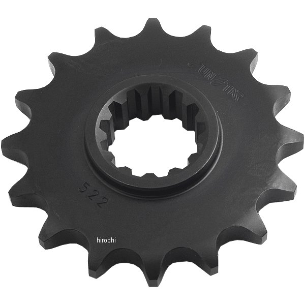 フロント スプロケット 530/16T 92年-16年 CBR、VTR スチール 黒