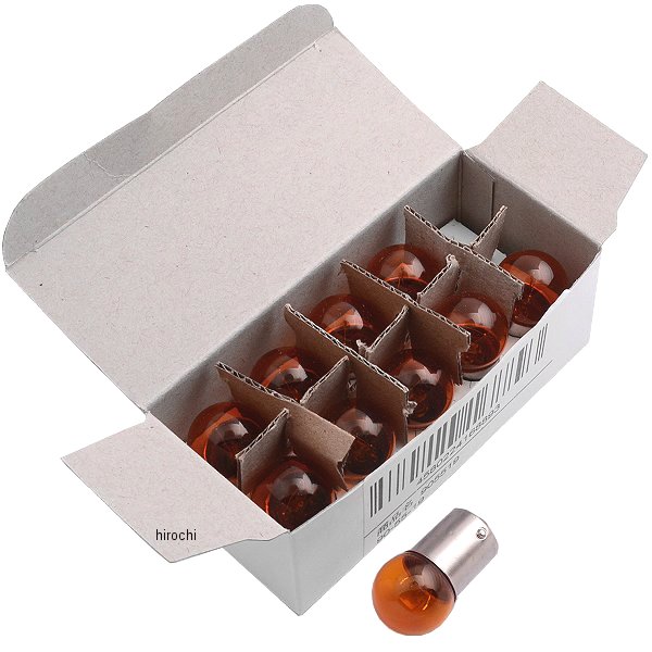 ウインカーバルブ G18 12V 10W オレンジ 10個入り